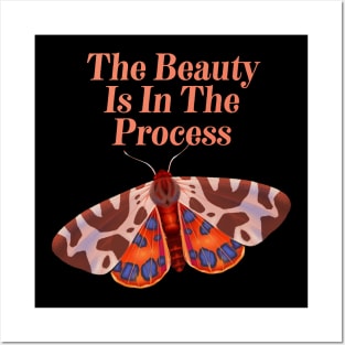 The Beauty Is In The Process - Cute Butterfly Posters and Art